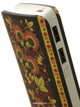 Русский сувенир портативный аккумулятор "Canyon CNE-CPB130KH", Хохлома, Power Bank