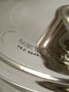 Комбинированный самовар антикварный 8 литров никелированный "цилиндр", произведен в начале XX века на Самоварной Фабрике Баташева с медалями, арт. 320547