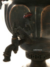 Угольный самовар 5 литров медненый "репа" с гранями, произведен в конце XIX века Самоварной фабрикой Н.Воронцова в Тулъ, арт. 488976