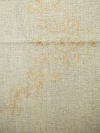 Комплект столового белья темно-серый с темным кружевом - лен с вышивкой Вологодским кружевом, арт. 0нхп-523