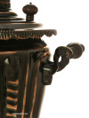 Угольный самовар на дровах 5 литров латунный "конус" рифленый под старину, арт. 220769