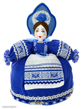 Кукла для улучшения заваривания чая "Маня в синем"