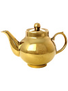 Чайник заварочный керамический "под золото" для самовара