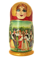Набор матрешек "Хоровод", серия "Сказки люкс", арт. 788