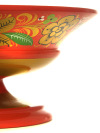 Деревянная конфетница "Кудрина на красном фоне", 70х160