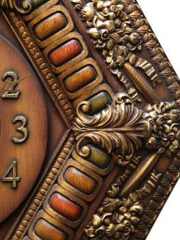 Настенные деревянные часы "Пешки"