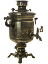 Электрический самовар 3 литра с художественной росписью "Золотые нити" на 110 Вт (для заграницы), арт. 130474з