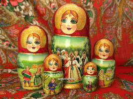 Набор матрешек "Хоровод", серия "Сказки люкс", арт. 788
