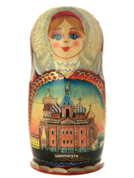 Матрешка 5 куколок "Санкт-Петербург" люкс, арт. 5713