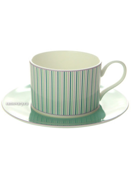 Чашка с блюдцем чайная форма "Премиум", рисунок "Чайная симфония", Императорский фарфоровый завод