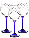 Набор для вина из 6 бокалов "Кобальтовая сетка" 390 мл Императорский фарфоровый завод