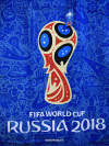 Полотенце FIFA 2018 синее