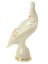 Фарфоровая скульптура Лебедь белый Дулёво