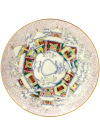 Кофейная чашка с блюдцем форма "Майская", рисунок "Зимний день", Императорский фарфоровый завод