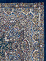 Шерстяной Павлопосадский платок "Ларец самоцветный", 146*146 см, арт. 762-14