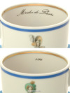 Чашка с блюдцем чайная форма "Гербовая" рисунок "Modes de Paris 1836", Императорский фарфоровый завод