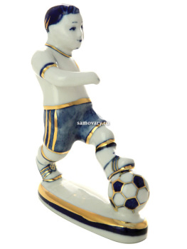 Скульптура Гжель "Футболист"