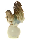 Фарфоровая статуэтка ЛФЗ скульптура "Петух на шаре",  Императорский фарфоровый завод