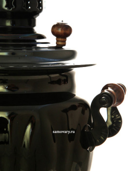 Электрический самовар 3 л "овал" с покрытием черный никель, арт. 135850