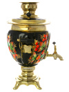 Набор самовар электрический 3 литра с художественной росписью "Золотая птица", арт. 155616