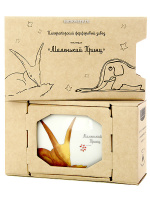 Подарочный набор: туалетная коробочка из фарфора "Лис", форма "Граненая", Императорский фарфоровый завод Подарочный набор: туалетная коробочка из фарфора "Лис", форма "Граненая", Императорский фарфоровый завод