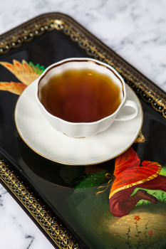 Чашка с блюдцем чайная форма "Тюльпан", рисунок "Белоснежка", Императорский фарфоровый завод