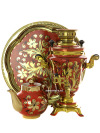 Набор самовар электрический 1,5 литра с художественной росписью "Золотая кудрина", арт. 110381