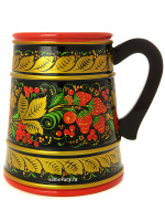 Кружка хохлома "Клубника", 160х140, арт.13130160140