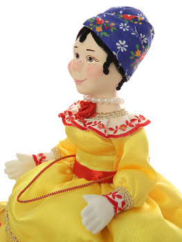 Кукла на чайник "Сударыня в желтом", арт. 56