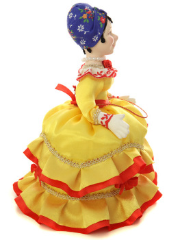 Кукла на чайник "Сударыня в желтом", арт. 56