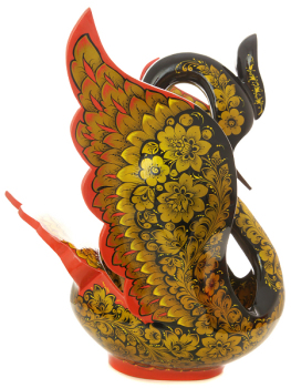 Ковш-лебедь хохлома "Золотая хохлома" арт.10790000000