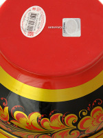 Чашка хохлома "Золотая кудрина на черном фоне", 90х180 арт.32600090180