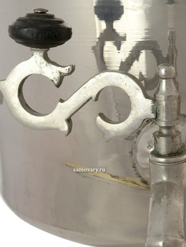 Электрический самовар 45 литров "Буфетный" с покрытием "под серебро", арт. 124541
