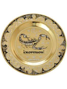 Чайный набор "Скорпион" позолоченный