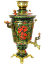 Набор самовар электрический 4 литра с художественной росписью "Хохлома классическая", арт. 121042
