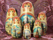Набор матрешек "Москва златоглавая", арт. 1501э