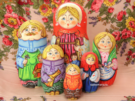 Набор матрёшка "Семейка", арт. 1100э