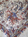 Шерстяной Павлопосадский платок "Балаганчик", 89*89 см, арт. 203-4
