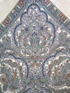 Павлопосадский  платок из шерсти рисунок "Русское золото", 89х89 см, арт. 529-5