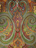 Шерстяной Павлопосадский платок "Классический", 125*125 см, арт. 814-18