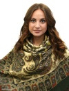 Шерстяной Павлопосадский платок "Фаворит", 125*125 см, арт. 1344-10