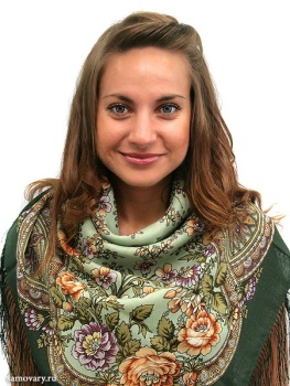 Шерстяной Павлопосадский платок "Кумушка", 89*89 см, арт. 1453-9