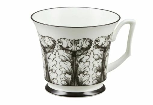 Чашка с блюдцем чайная форма "Юлия", рисунок "Сысоев. Волшебный сад IV", Императорский фарфоровый завод
