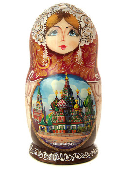 Матрешка 5 куколок "Москва", арт.505