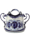 Набор чайный на 6 персон с художественной росписью "Гжельское чаепитие"
